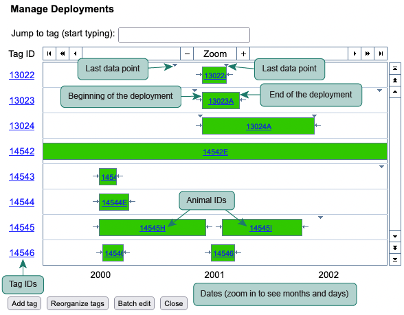 Image of Deployment Manager with labels.