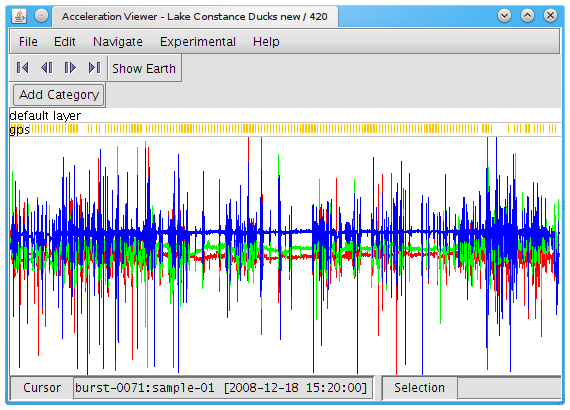 Acceleration Viewer window.